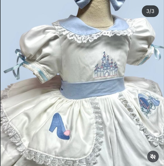Smocked classic dress - HANDMADE IN USA 6-8WK TURNAROUND