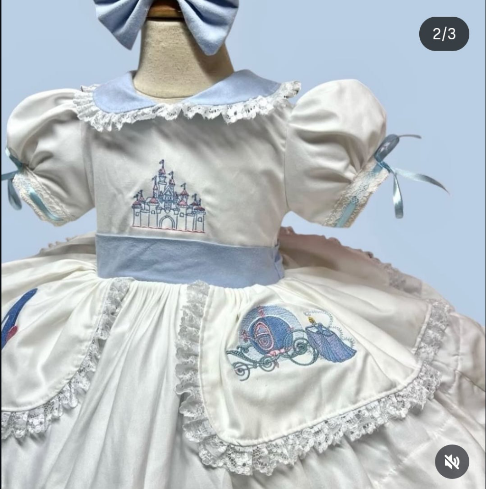 Smocked classic dress - HANDMADE IN USA 6-8WK TURNAROUND