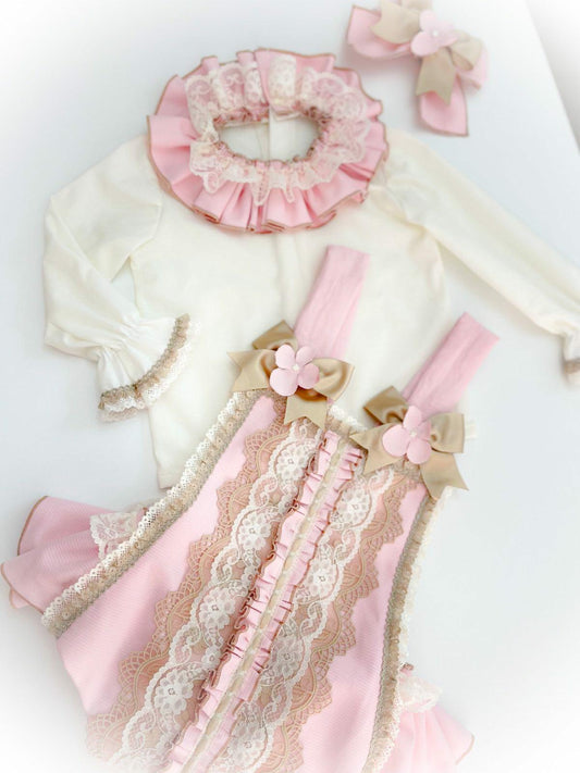 ELA CONFECCION PREORDER 4-6WK - Elizabeth romper set