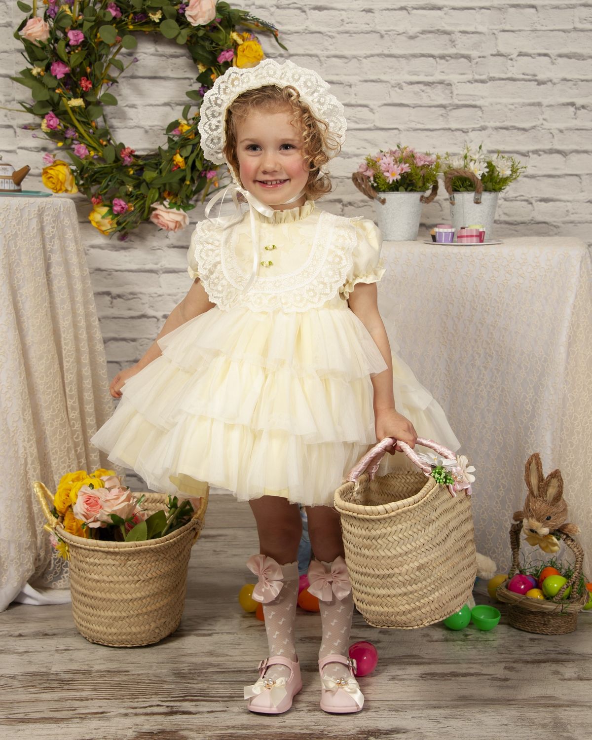 SONATA PREORDER (4-6wk turnaround) - Lemon florecilla dress PC23-04