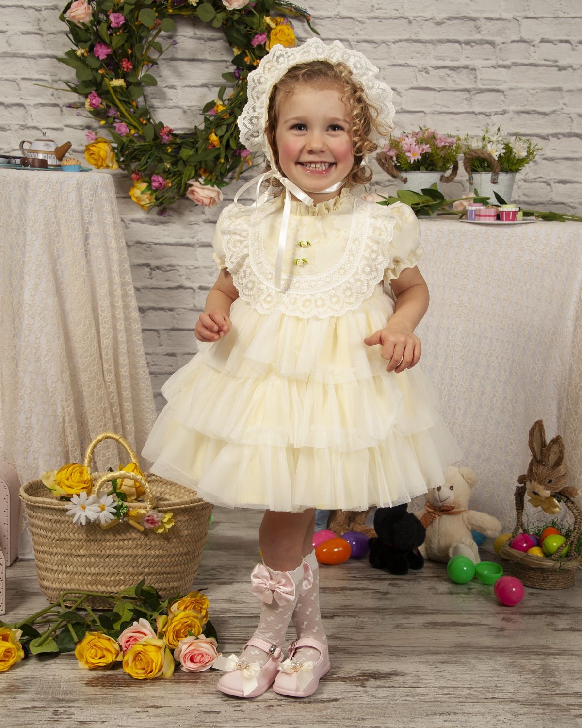 SONATA PREORDER (4-6wk turnaround) - Lemon florecilla dress PC23-04