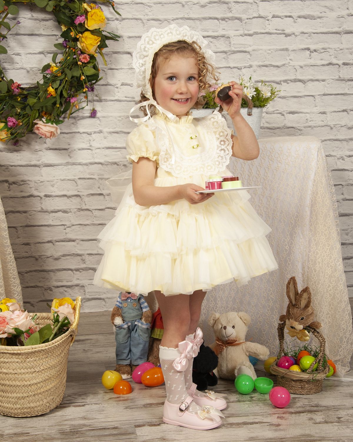 SONATA PREORDER (4-6wk turnaround) - Lemon florecilla dress PC23-04