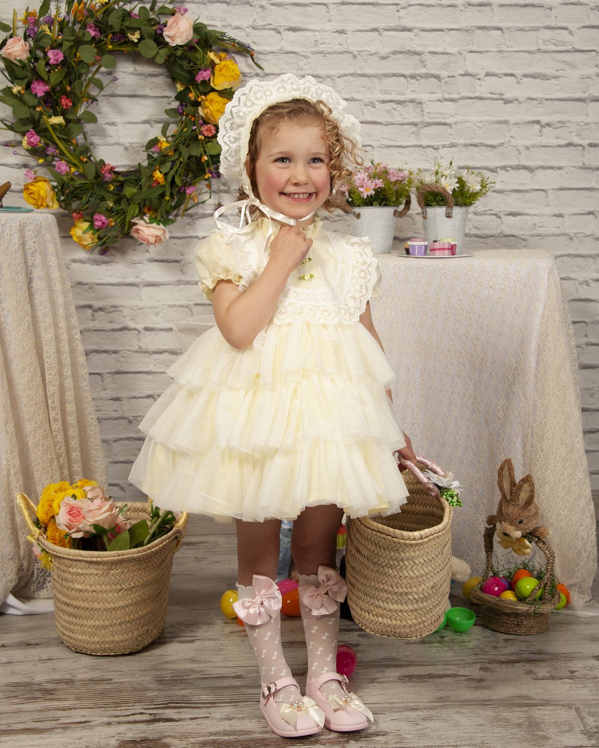 SONATA PREORDER (4-6wk turnaround) - Lemon florecilla dress PC23-04