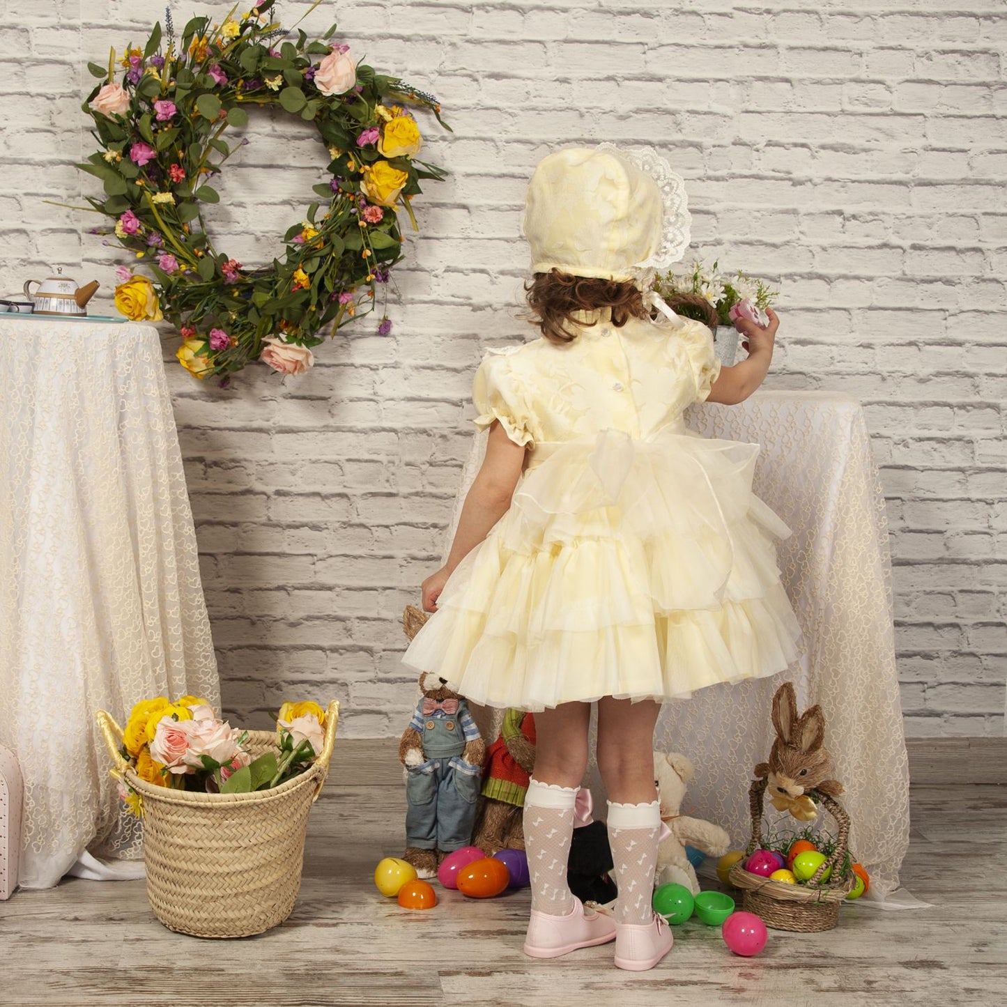 SONATA PREORDER (4-6wk turnaround) - Lemon florecilla dress PC23-04