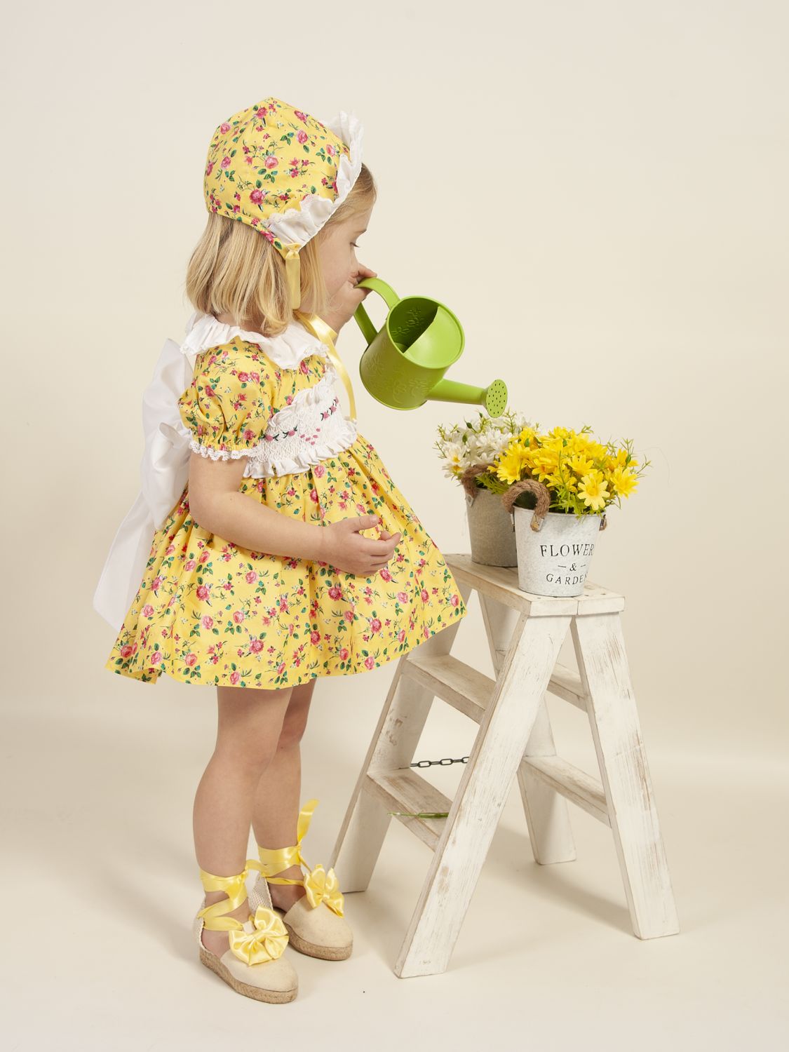 SONATA PREORDER (4-6wk turnaround) - Yellow floral smock VE22-26