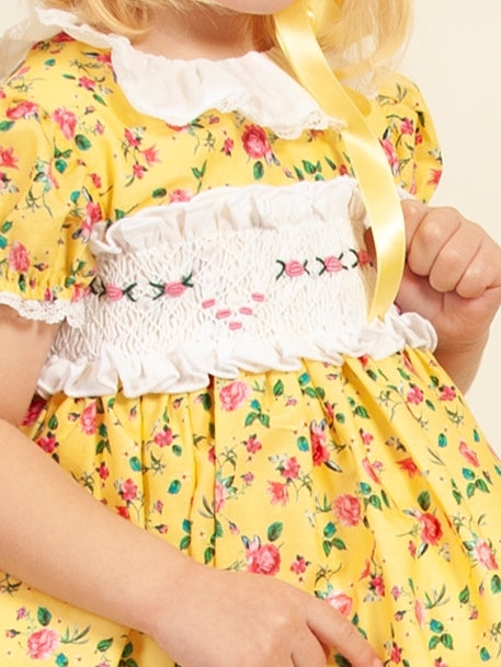 SONATA PREORDER (4-6wk turnaround) - Yellow floral smock VE22-26