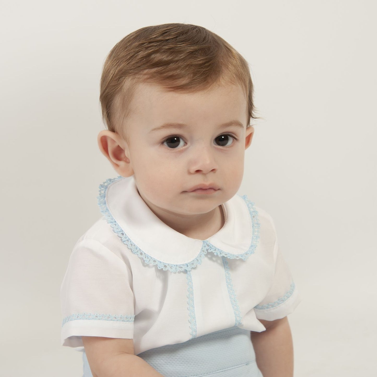 SONATA PREORDER (4-6wk turnaround) - Boys blue shorts set VE24-16