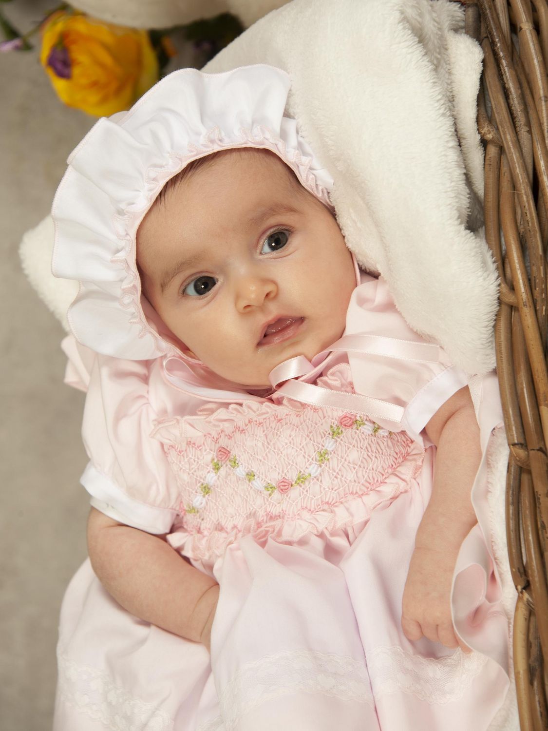 SONATA PREORDER (4-6wk turnaround) - Pink floral smock VE24-07