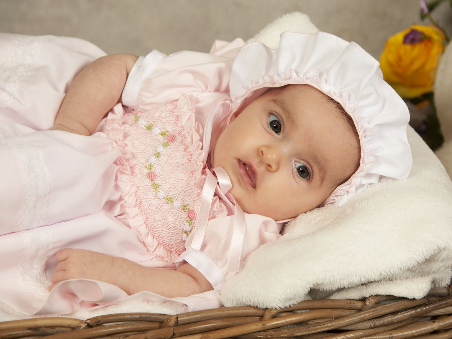 SONATA PREORDER (4-6wk turnaround) - Pink floral smock VE24-07