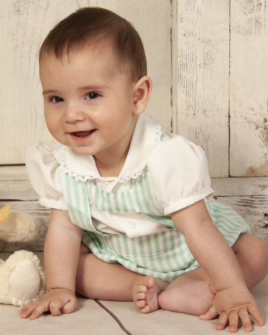 SONATA PREORDER (4-6wk turnaround) - Mint pin stripe H-Bar VE23-15