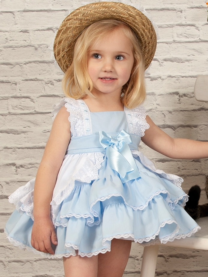 SONATA PREORDER (4-6wk turnaround) - Blue layered puffball dress VE22-20