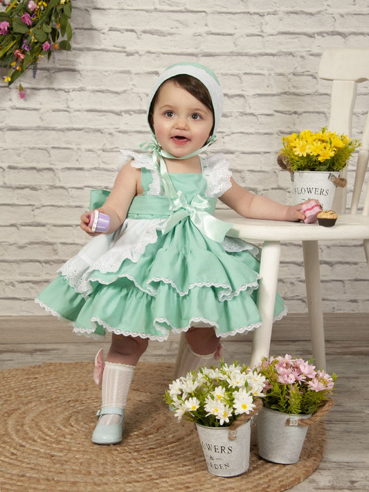 SONATA PREORDER (4-6wk turnaround) - Mint layered puffball dress VE22-20
