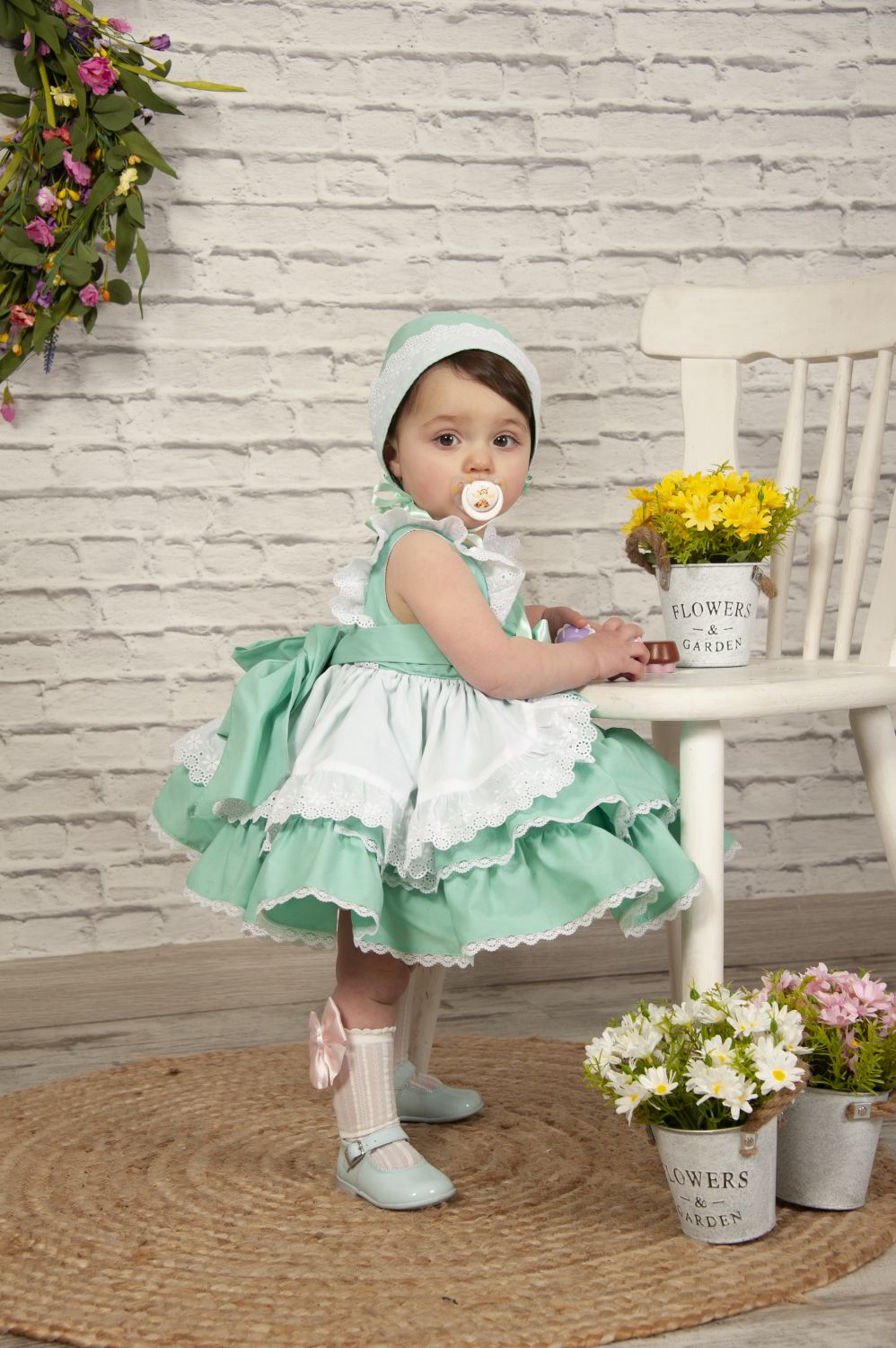 SONATA PREORDER (4-6wk turnaround) - Mint layered puffball dress VE22-20