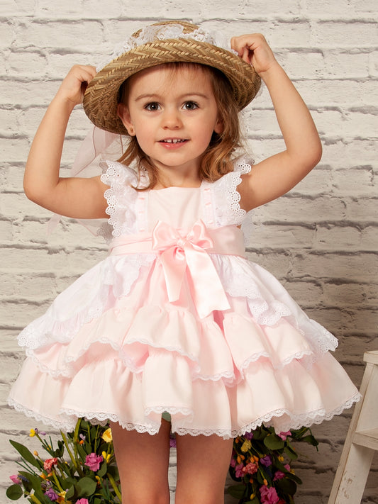 SONATA PREORDER (4-6wk turnaround) - Pink layered puffball dress VE22-20