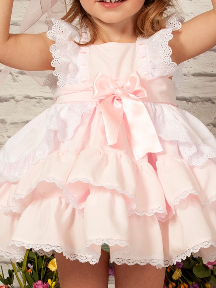 SONATA PREORDER (4-6wk turnaround) - Pink layered puffball dress VE22-20