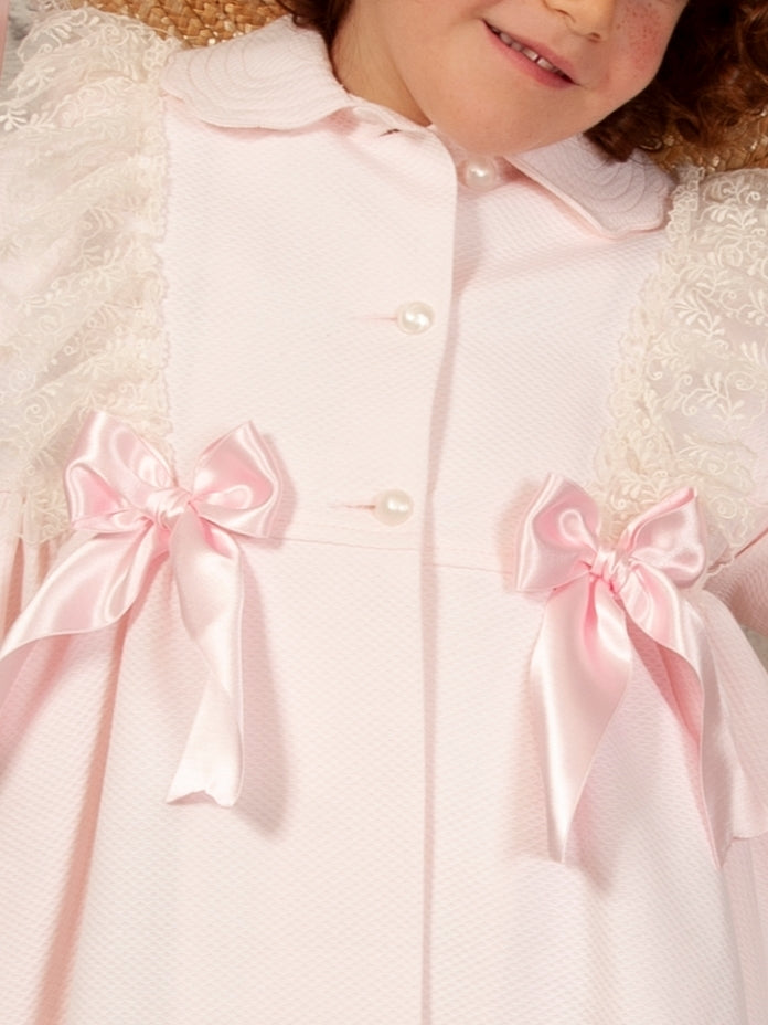 SONATA PREORDER (4-6wk turnaround) - Pink pique coat VE22-13