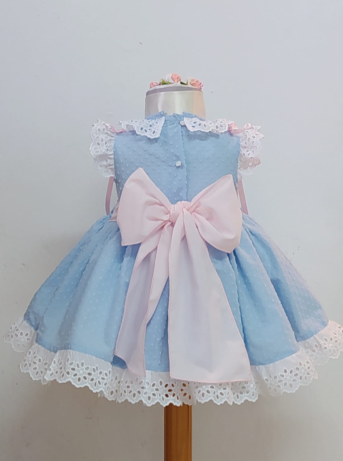 SONATA PREORDER (4-6wk turnaround) - Blue and pink smock 322