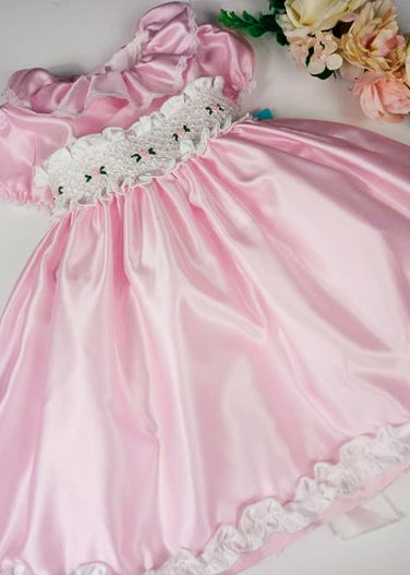 SONATA PREORDER (4-6wk turnaround) - Cynthia satin smocked puffball VE21-29