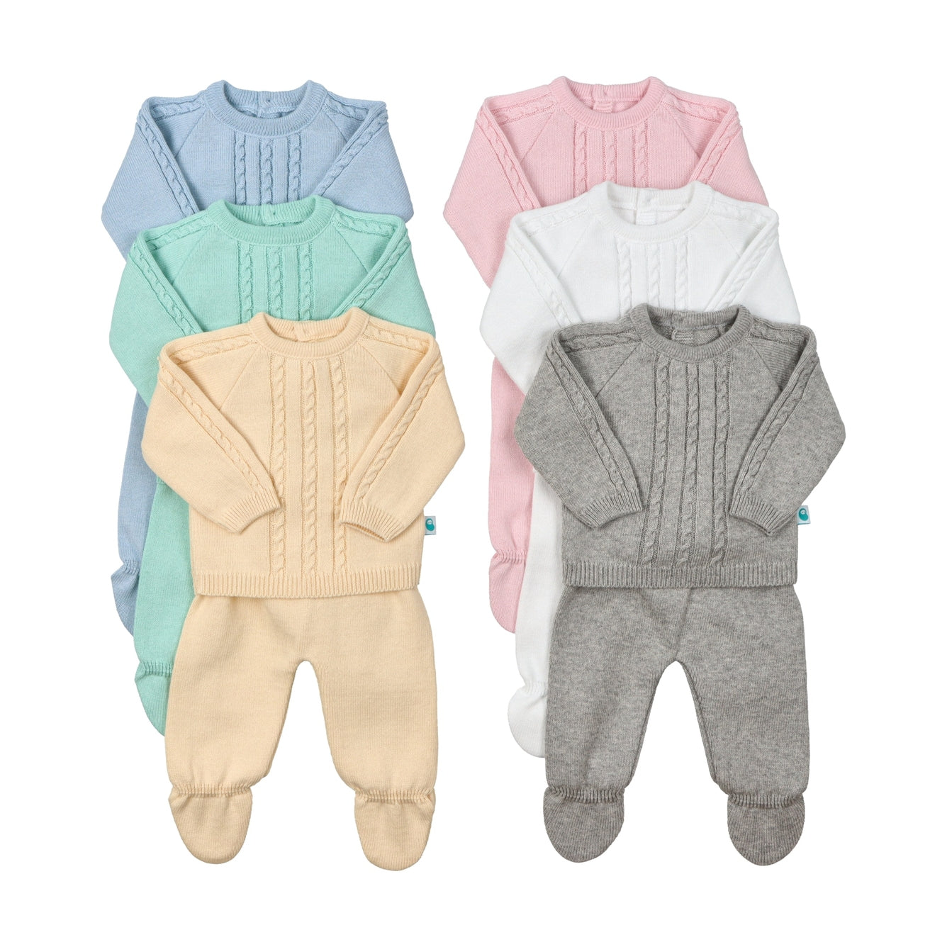 Knitted baby set (HANDMADE IN PORTUGAL 10-14 DAY TURNAROUND)