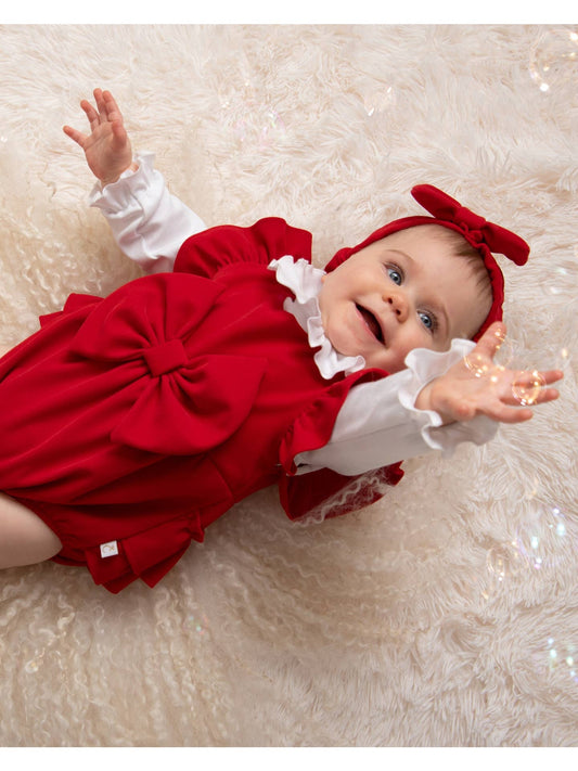 Caramelo Frill Velour Romper with Headband
- (ON ORDER 10 DAY DELIVERY)