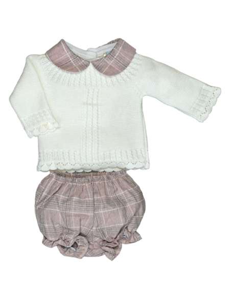 Dulce de fresa tartan knit set - 2-3 weeks turnaround