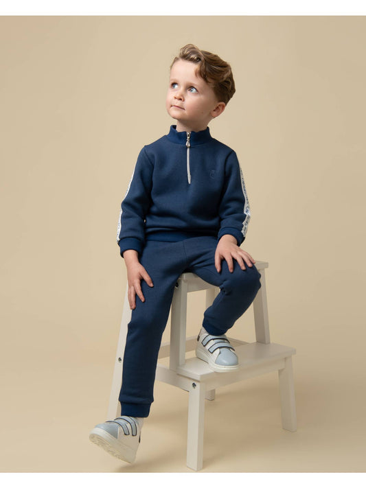 Caramelo Navy Quarter Zip Tracksuit
- (ON ORDER 10 DAY DELIVERY)