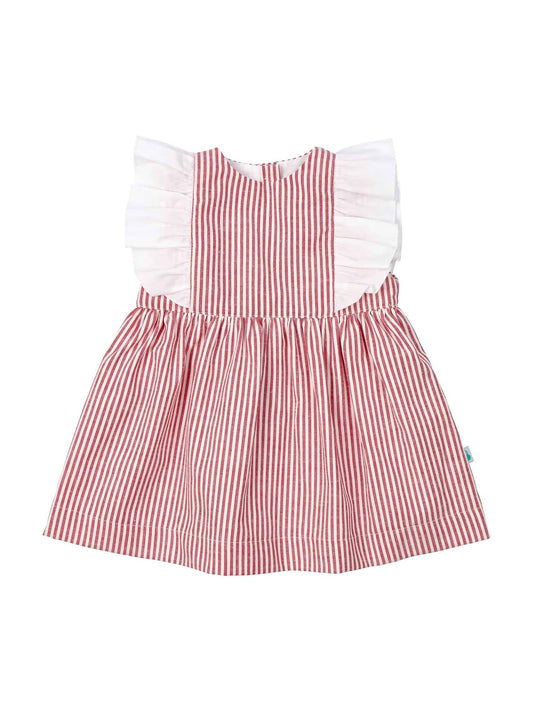 Red striped dress (HANDMADE IN PORTUGAL 10-14 DAY TURNAROUND)