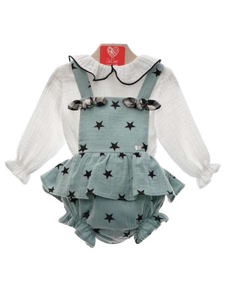 Del sur mint star dungaree set - 2-3 weeks turnaround