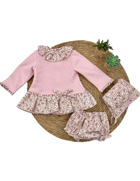 Babyferr pink floral set - 2-3 weeks turnaround