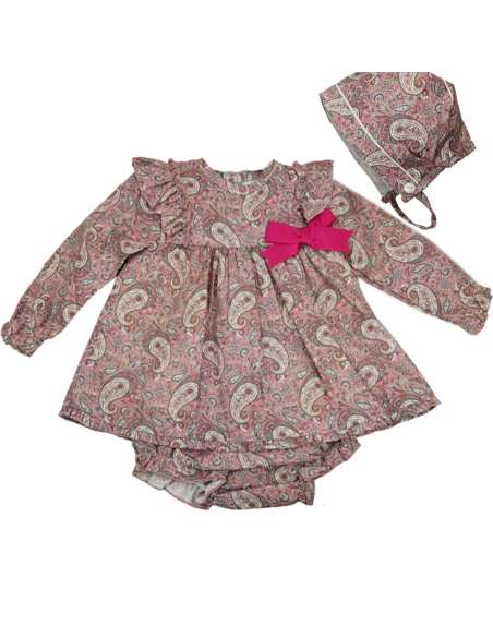 Babyferr paisley dress set - 2-3 weeks turnaround