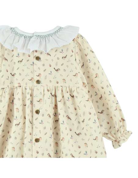 Dulce de fresa cream robin dress - 2-3 weeks turnaround