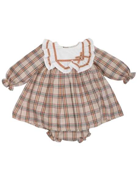 Dulce de fresa tartan dress set - 2-3 weeks turnaround