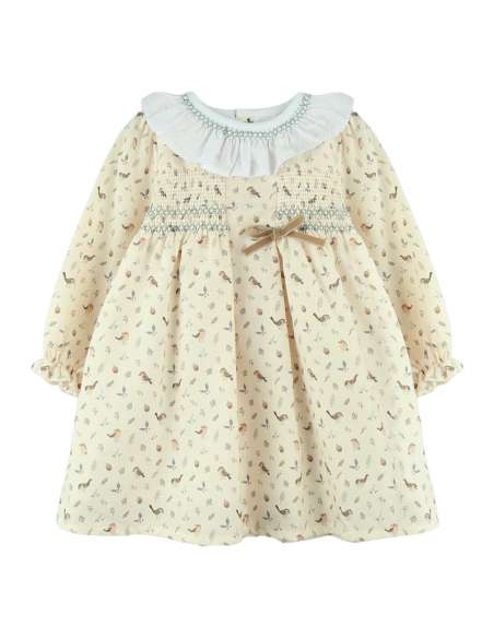 Dulce de fresa cream robin dress - 2-3 weeks turnaround