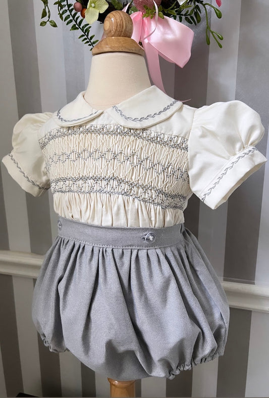 Smocked classic set - HANDMADE IN USA 6-8WK TURNAROUND