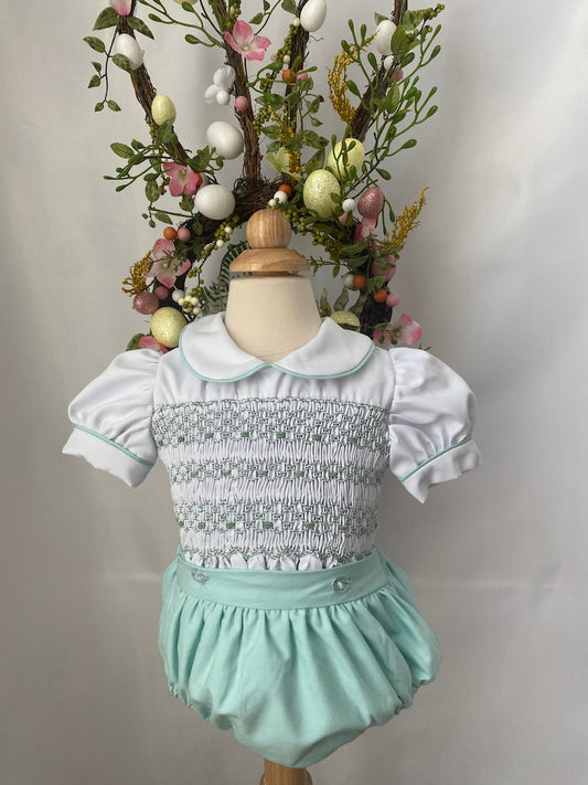 Smocked classic set - HANDMADE IN USA 6-8WK TURNAROUND