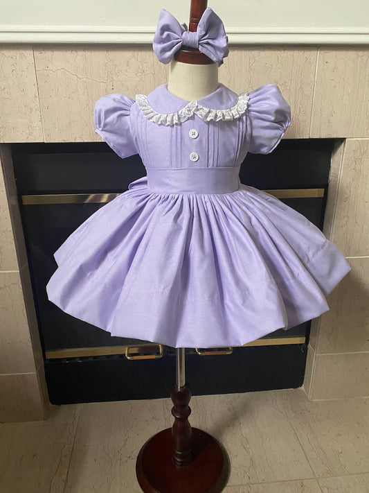Smocked vintage princess dress - HANDMADE IN USA 6-8WK TURNAROUND