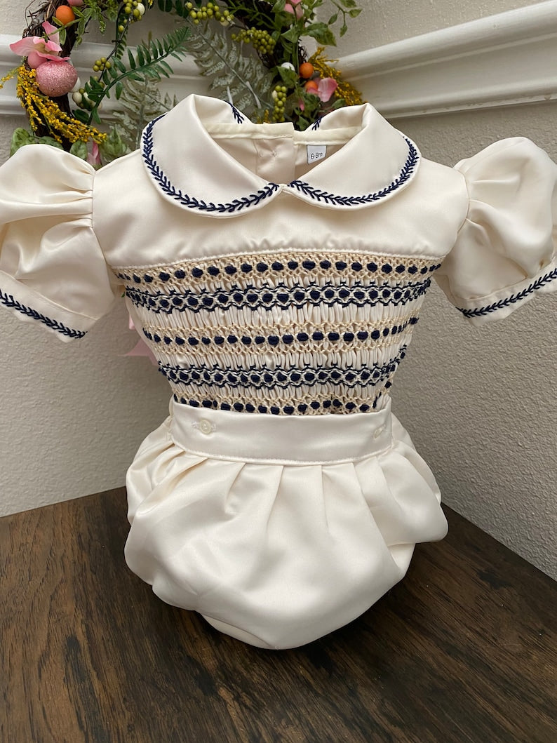 Smocked classic set - HANDMADE IN USA 6-8WK TURNAROUND