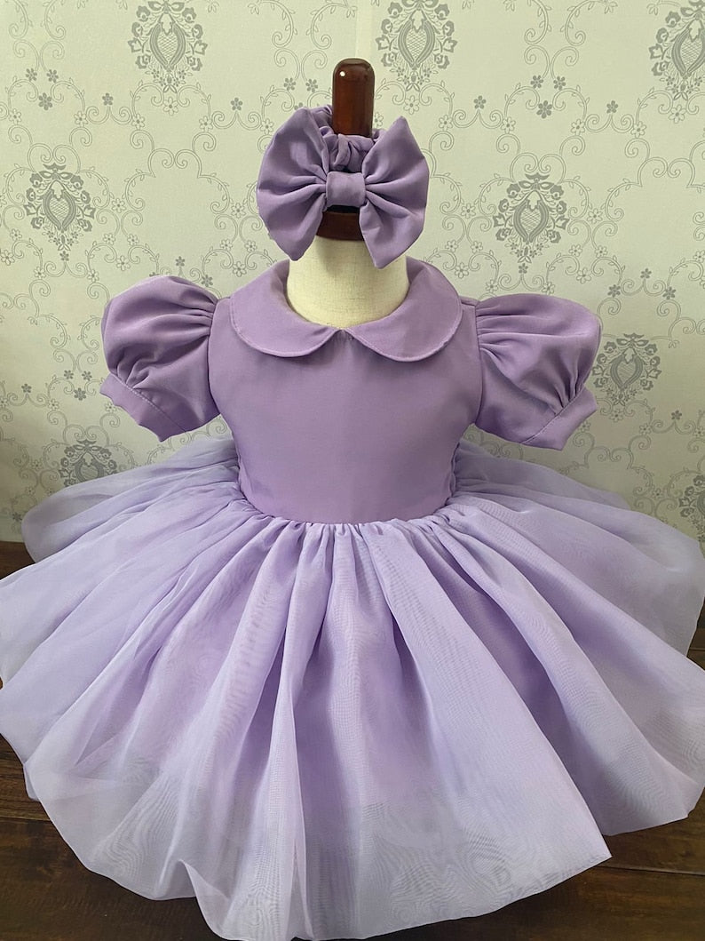 Smocked organza skirt dress - HANDMADE IN USA 6-8WK TURNAROUND