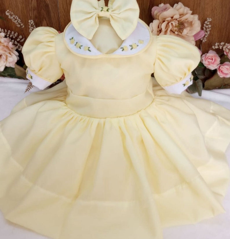 Smocked classic dress - HANDMADE IN USA 6-8WK TURNAROUND