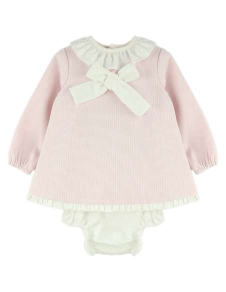 Babyferr pink bow dress set - ON ORDER (2-3 weeks turnaround)