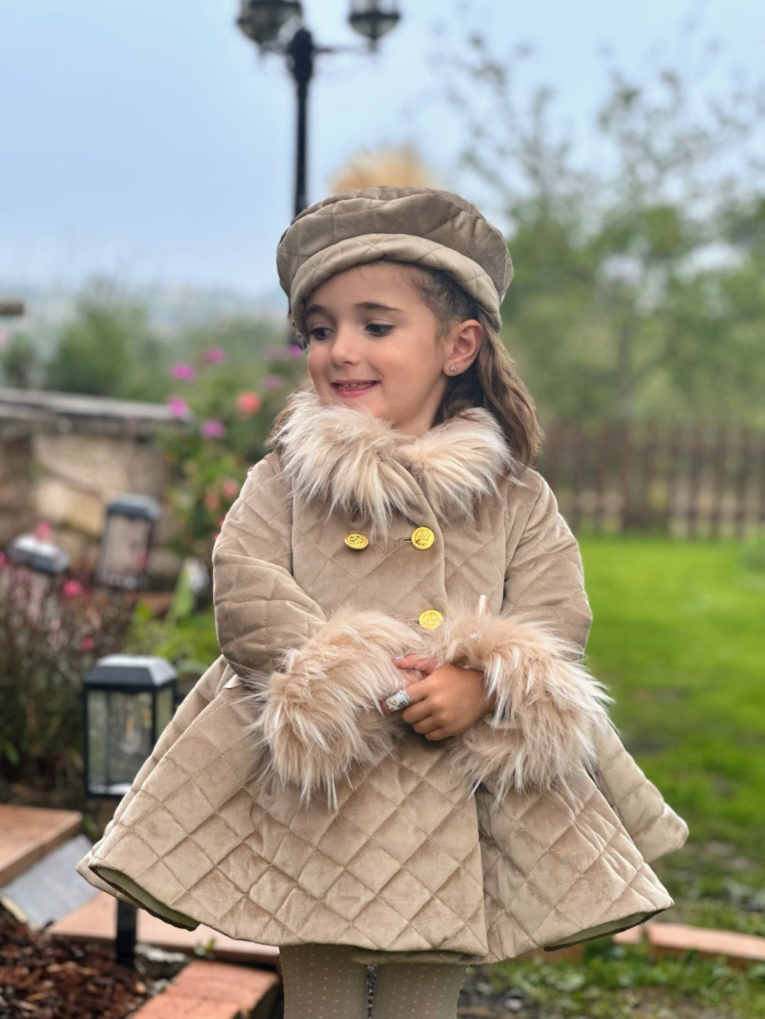 SONATA PREORDER (4-6wk turnaround) - Camel fur coat IN25-17