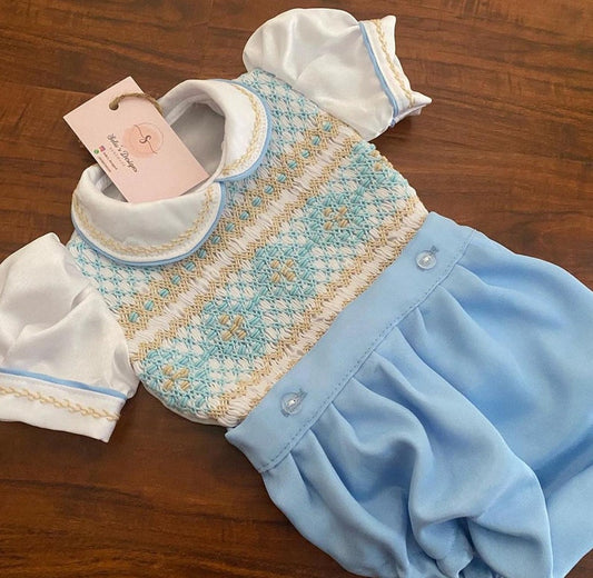 Smocked classic set - HANDMADE IN USA 6-8WK TURNAROUND