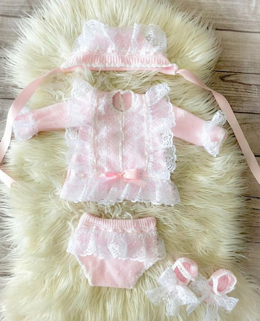 ELA CONFECCION PREORDER 4-6WK - Knitted baby set