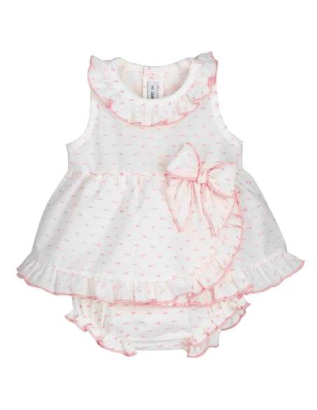 Calamaro wrap dot dress set - 10-14 DAYS TURNAROUND