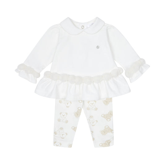 DEOLINDA jazz teddy bear fur leggings set - IN STOCK