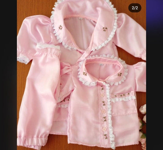 Smocked pyjama set - HANDMADE IN USA 6-8WK TURNAROUND