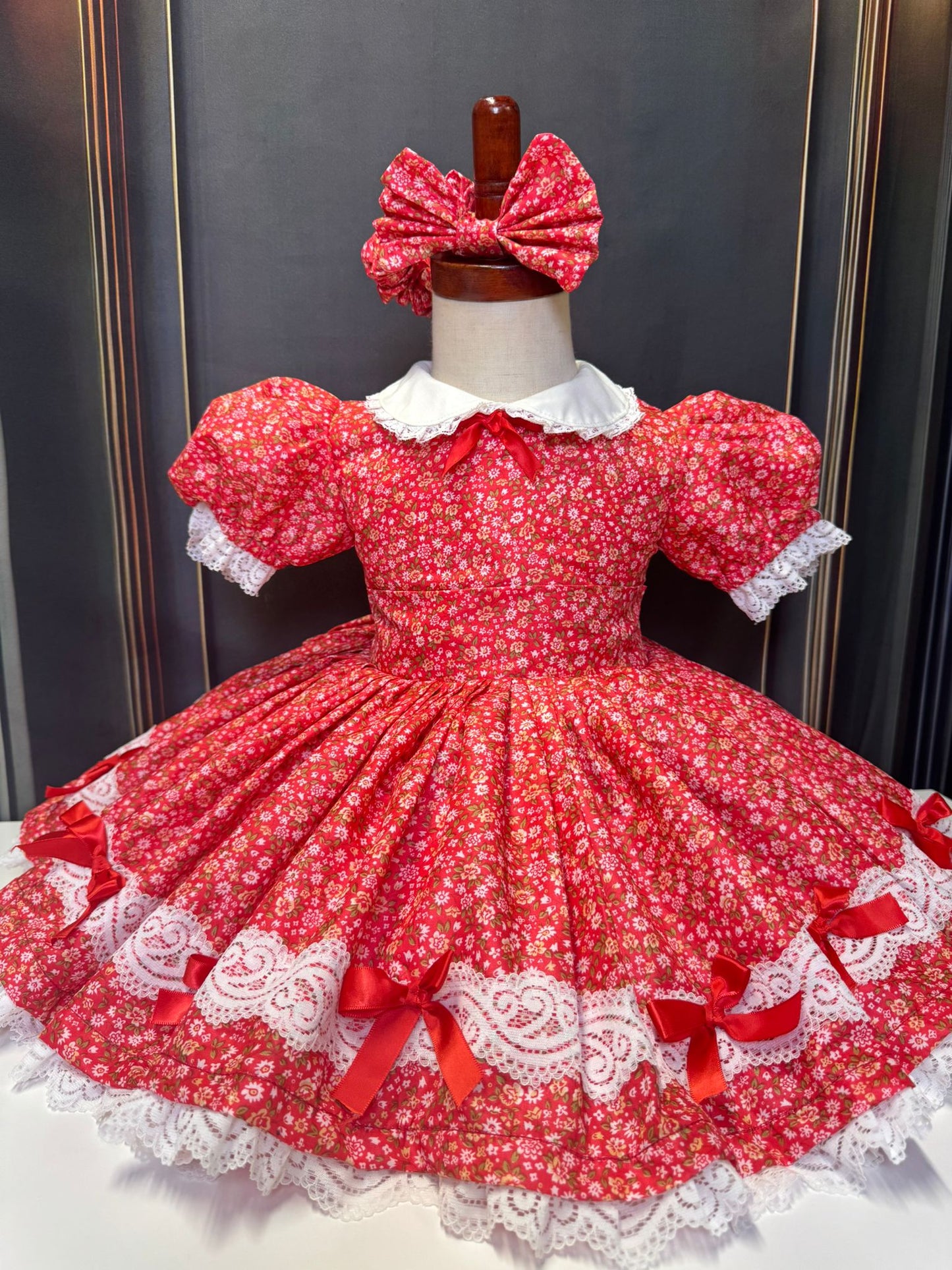 Smocked classic dress - HANDMADE IN USA 6-8WK TURNAROUND