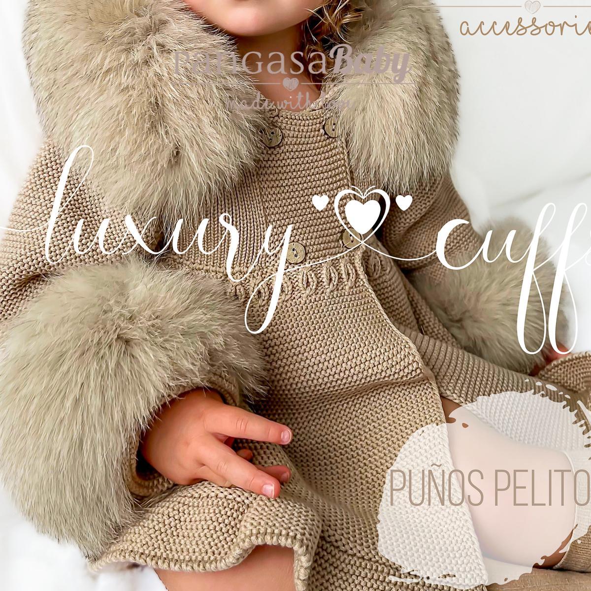 Pangasa cuffs REAL FUR - DELIVERY DECEMBER