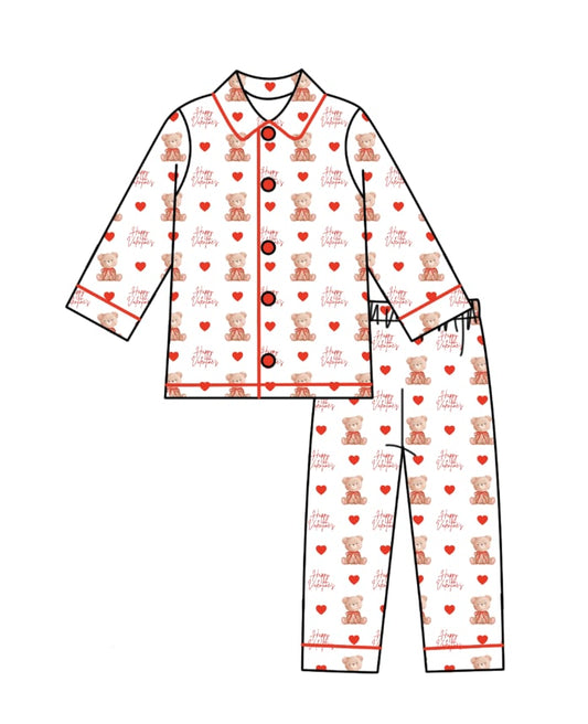 LPP exclusive valentines bear collection boys pyjamas - Preorder for February