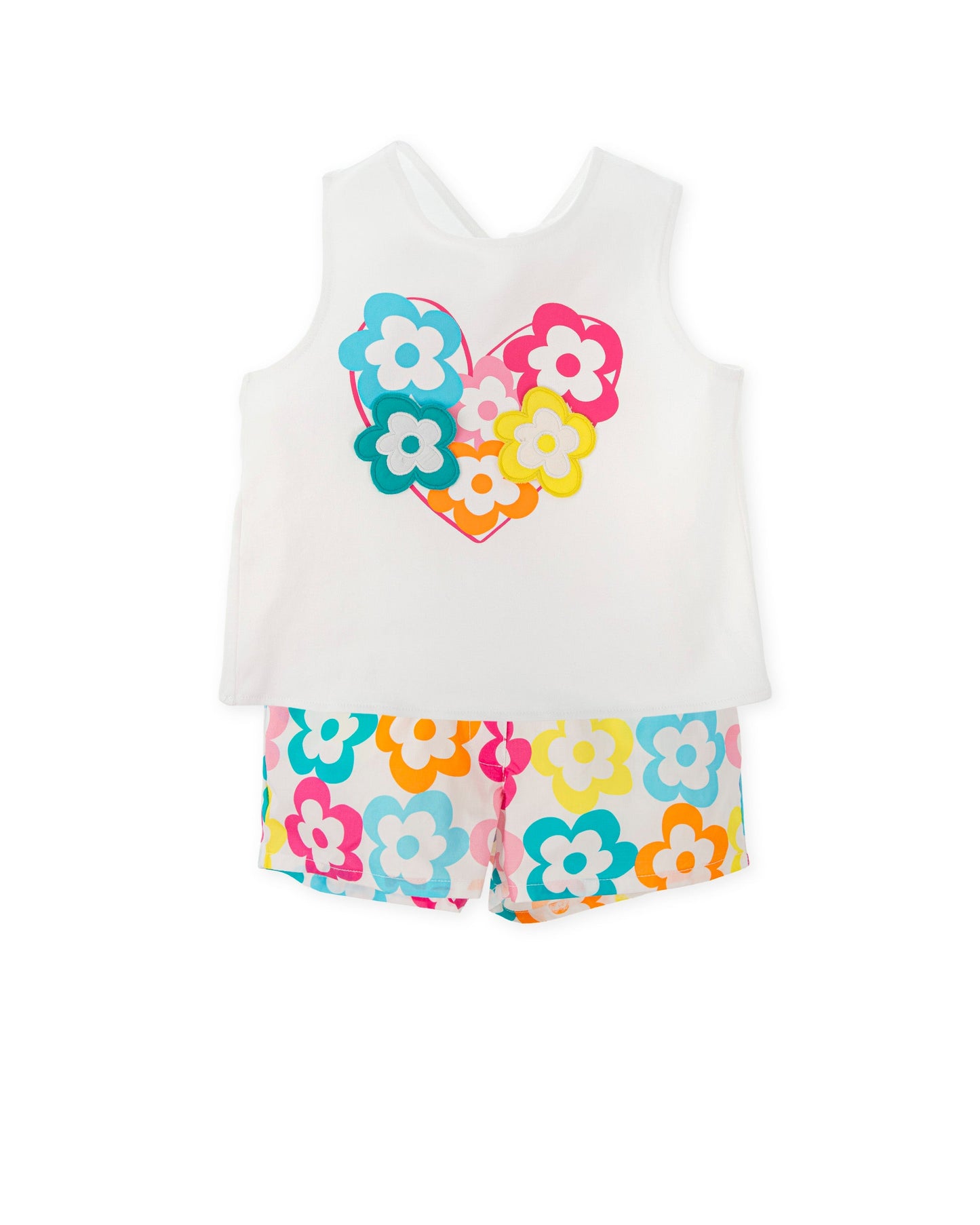 Agatha Ruiz de la Prada flower heart shorts set